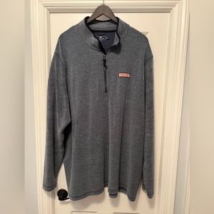 Vineyard Vines Men’s Performance Blue Quarter Zip